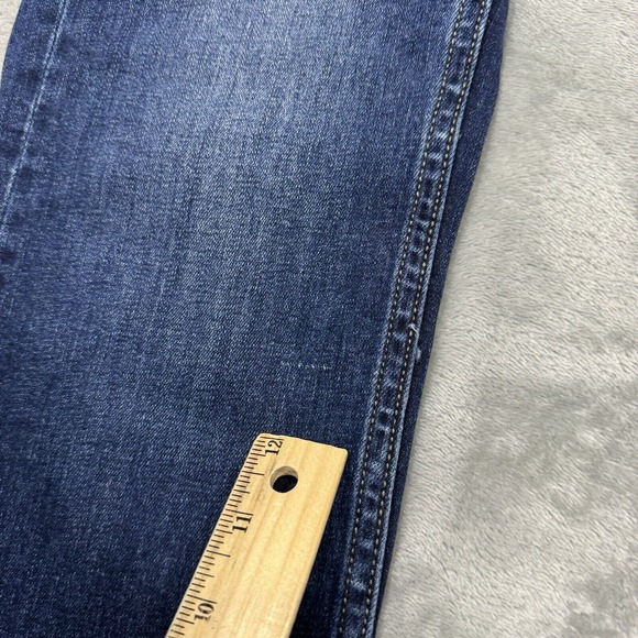 Vigoss Jeans Womens 6 Blue Bootcut Stretch Dark Wash Denim Pockets Logo Casual - Picture 9 of 9